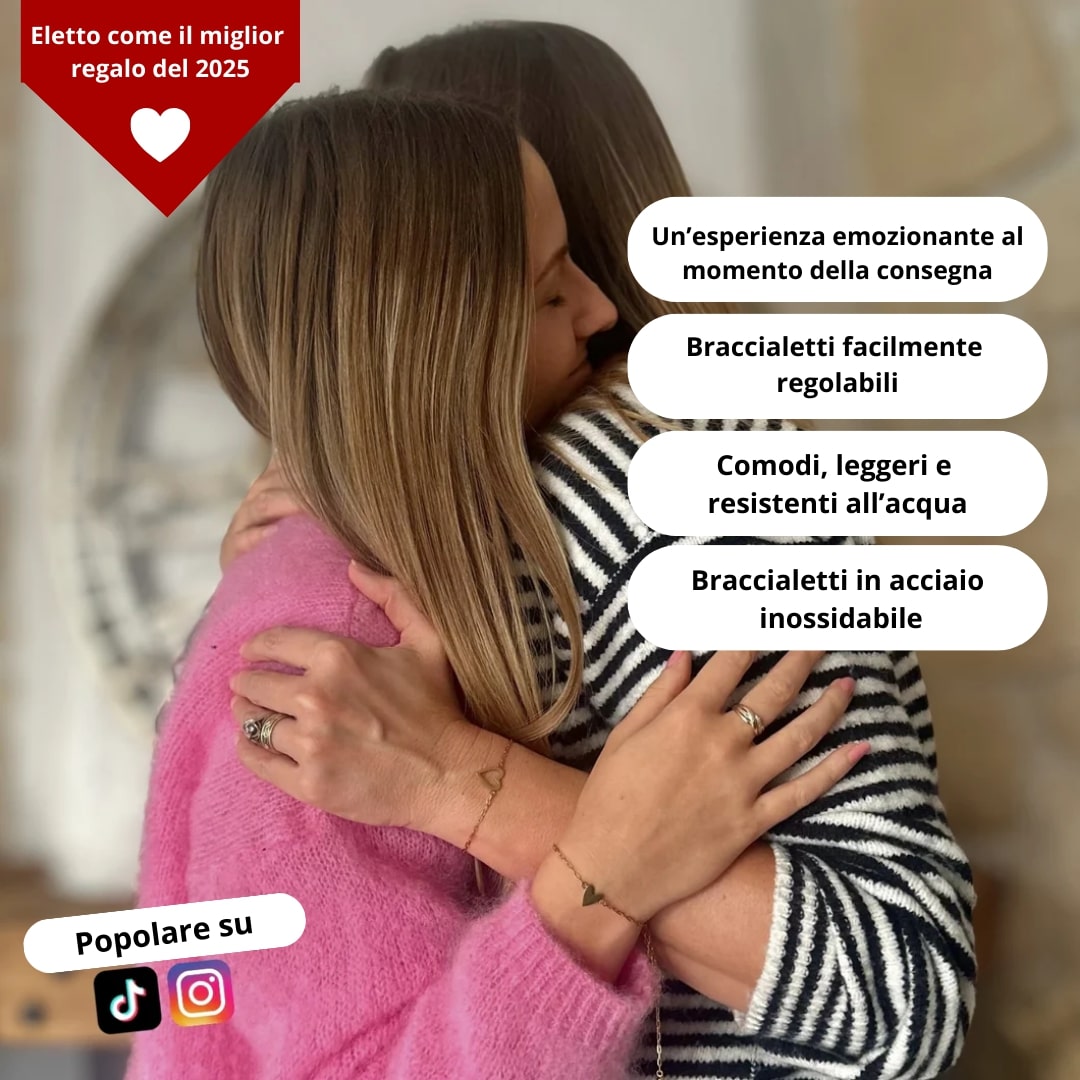 Braccialetti Cuore Madre–Figlia