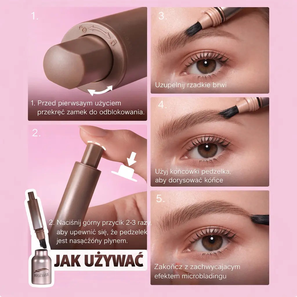 Roza – Natychmiastowa Szczotka do Brwi 2.0