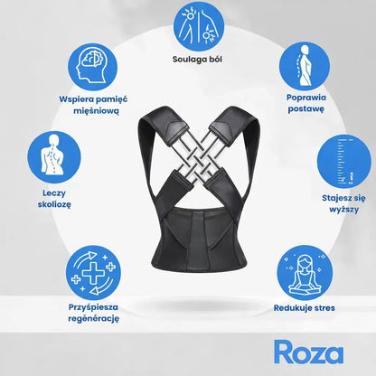 Pas Prosto™ – Uśmierza ból pleców i poprawia postawę