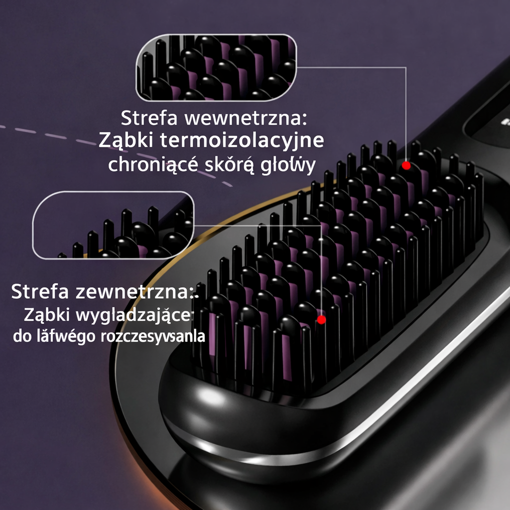 Szczotka do krótkich i cienkich włosów